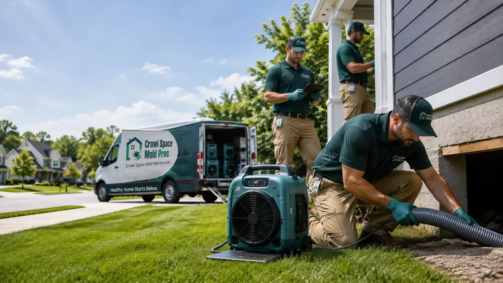 Crawl Space Mold Removal in Swedesburg, IA